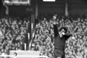 Liverpool 2 v. Birmingham City 2 Print, February 1981