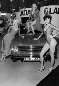 Lada Models at 1984 Motor Show Print
