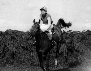 Prints of Red Alligator and Brian Fletcher win Grand National.1968 Mirror Prints: Red Alligator and Brian Fletcher Grand National Print 1968