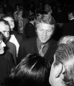 Reception for Steve McQueen at the Savoy Print 5th June 1969