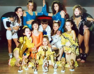 Prints of Members of the Smith Jacques dance school in Billingham, who won a clutch of awards at the European Dance Championships in Hartlepool Dance Prints: European Dance Championships Winners 1992 Print