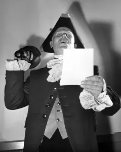 Birmingham Town Crier Rings in the New Year 1959 Print