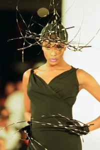 London Fashion Week History Prints: Naomi Campbell, London Fashion Week 1993, 18th October 1993