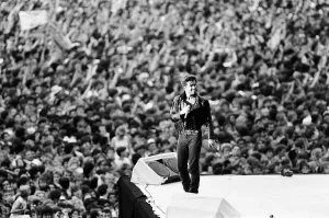 George Michael at The Final, Wembley Stadium 1986 Print