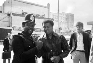 Muhammad Ali Print - Birmingham Post and Mail Visit 1983