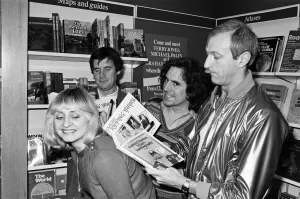 Monty Python Trio at WHSmiths Print, 8th December 1980