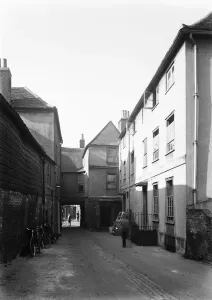 Slum Clearance of Bakers Yard Print circa 1936