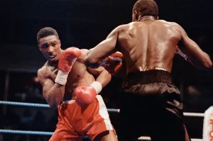 Mike McCallum vs Michael Watson WBA Middleweight Title Print 1990