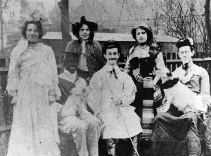 Vintage Fancy Dress Costumes Prints: Residents of Selly Oak celebrate the summer with a fancy dress competition