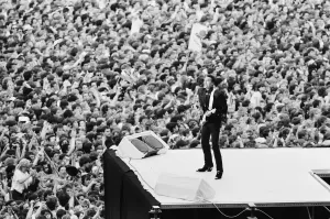 Wham. Farewell Concert Print at Wembley Stadium, London 1986