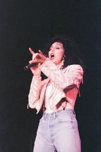 Cher Print, Heart of Stone Tour Concert at the Point Theatre, Dublin