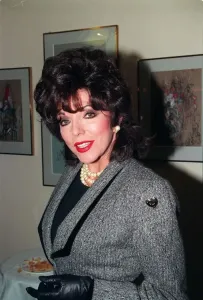 Joan Collins Print at the Savoy Hotel 1994