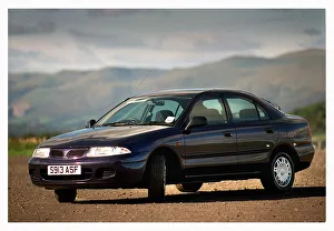 Mitsubishi Carisma car October 1998 hills in background Mitsubishi Carisma car October 1998 hills in background