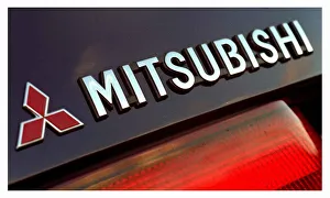 Mitsubishi Carisma car October 1998 tail lights logo Mitsubishi Carisma car October 1998 tail lights logo