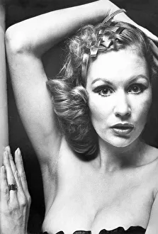 This model has coloured ribbons weaved through her hair in October 1978 This model has coloured ribbons weaved through her hair in October 1978