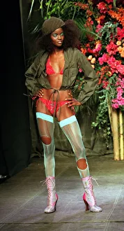 A MODEL FOR VIVIENNE WESTWOOD DURING LONDON FASHION WEEK A MODEL FOR VIVIENNE WESTWOOD DURING LONDON FASHION WEEK