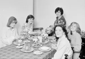 Mother Maureen Nolan seen here making breakfast for her daughters the Nolan Sisters Mother Maureen Nolan seen here making breakfast for her daughters the Nolan Sisters