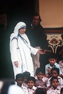 Mother Theresa December 1980 seen here in Calcutta India Mother Theresa December 1980 seen here in Calcutta India