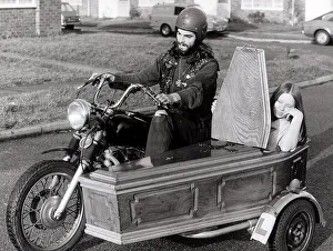 Motor Bike and Sidecar. Dave Phillips od Russington