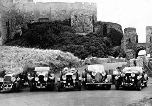 A motor museum on wheels arrived at Bamburgh in the form of 19 Bentley cars A motor museum on wheels arrived at Bamburgh in the form of 19 Bentley cars