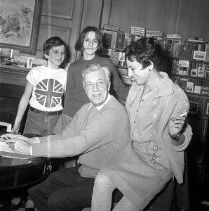 Mr Cecil Day-Lewis is named as the Poet Laureate. OPS him at his home with his wife Mr Cecil Day-Lewis is named as the Poet Laureate. OPS him at his home with his wife