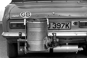 Mr. Douglas Purser's Ford 1600 cc Capri on coal. February 1975 75-01164-001 Mr. Douglas Purser's Ford 1600 cc Capri on coal. February 1975 75-01164-001