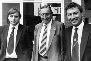 Mr Les Mackay, Chairman of the FA Commission looking into the violence at Mr Les Mackay, Chairman of the FA Commission looking into the violence at