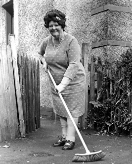 Mrs Doris McKay who impersonated Sir Winston Churchill. A picture from a Mrs Doris McKay who impersonated Sir Winston Churchill. A picture from a