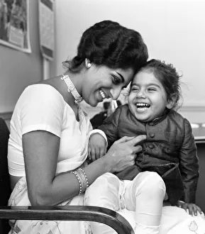 Mrs Kiran Singh and her son Ranjiv aged 2 years old from Calcutta India, September 1965 Mrs Kiran Singh and her son Ranjiv aged 2 years old from Calcutta India, September 1965