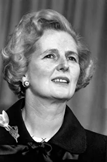 Mrs. Margaret Thatcher becomes leader of the Conservative Party. February 1975 S75-0820 Mrs. Margaret Thatcher becomes leader of the Conservative Party. February 1975 S75-0820