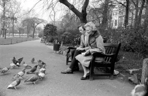 Mrs. Margaret Thatcher and son Mark. February 1975 75-00775-008 Mrs. Margaret Thatcher and son Mark. February 1975 75-00775-008