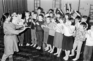 Mrs Piala Ray takes the children through an Indian dance class during the Kirklees Mrs Piala Ray takes the children through an Indian dance class during the Kirklees