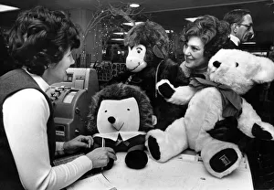 Mrs Suzanne Delville buys toys for her grandchildren during a shopping spree Rackhams Mrs Suzanne Delville buys toys for her grandchildren during a shopping spree Rackhams