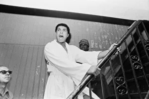 Muhammad Ali in his training camp ahead of his third fight with Ken Norton Muhammad Ali in his training camp ahead of his third fight with Ken Norton