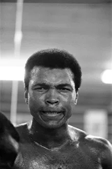 Muhammad Ali training at his camp in Deer Lake Pennsylvania 22nd January 1974 Muhammad Ali training at his camp in Deer Lake Pennsylvania 22nd January 1974