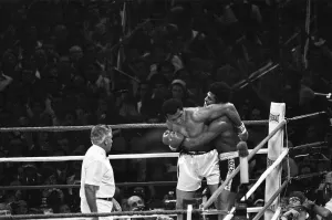 Muhammad Ali's second match with Leon Spinks, at the Louisiana Superdome on September Muhammad Ali's second match with Leon Spinks, at the Louisiana Superdome on September