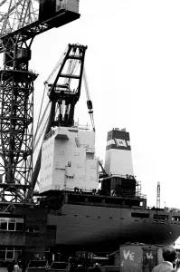 Multi-cargo merchant ship the Hoegh Duke receives it' Multi-cargo merchant ship the Hoegh Duke receives it'