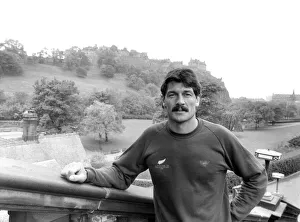 Murray Mexted, New Zealand rugby player on tour in Edinburgh. 26th October 1983 Murray Mexted, New Zealand rugby player on tour in Edinburgh. 26th October 1983