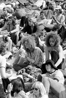 Music fans at The Tenth National Jazz and Blues Festival Music fans at The Tenth National Jazz and Blues Festival