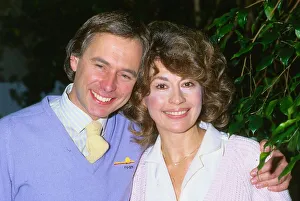 Nanette Newman and Nick Owen November 1984 Nanette Newman and Nick Owen November 1984