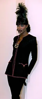 NAOMI CAMPBELL MODELS CHANEL AT PARIS COUTURE NAOMI CAMPBELL MODELS CHANEL AT PARIS COUTURE