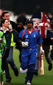 Nasser Hussain England May 1999 heads back to the pavillion after a job well done Nasser Hussain England May 1999 heads back to the pavillion after a job well done