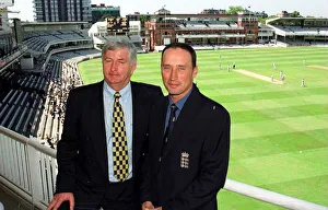 Nasser Hussain June 1999 newly appointed England cricket captian Nasser Hussain June 1999 newly appointed England cricket captian