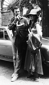 Natalie Wood Actress standing with ex-husband Robert Wagner for the Cannes Film Festival Natalie Wood Actress standing with ex-husband Robert Wagner for the Cannes Film Festival