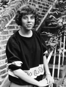 Natasha Collins Sister Of Actress Joan Collins Standing At The Bottom Of Some Outside Natasha Collins Sister Of Actress Joan Collins Standing At The Bottom Of Some Outside