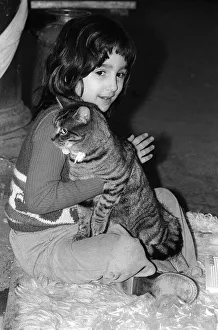 The National Cat Club Championship Show 1978 Five year old Katherine Geary with The National Cat Club Championship Show 1978 Five year old Katherine Geary with
