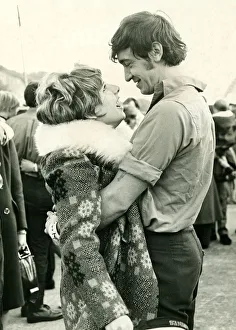 Naval Officer reunited with his girfriend when the Polaris Submarine HMS Revenge returned Naval Officer reunited with his girfriend when the Polaris Submarine HMS Revenge returned