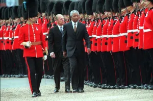 Nelson Mandela and the Duke of Edinburgh, Prince Philip Nelson Mandela and the Duke of Edinburgh, Prince Philip