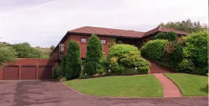 The new home in Grasscroft of Paul Scholes, England and Manchester United footballer The new home in Grasscroft of Paul Scholes, England and Manchester United footballer