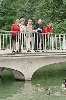 Images Dated 20th July 1992: New Leader of the Labour Party John Smith takes a post-election walk through London